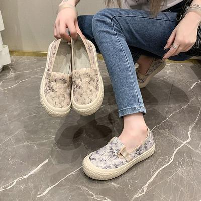 Fashion Casual Soft Sole Non-slip Single Shoes Thick Sole Heightening Comfortable Fisherman Shoes Summer and Autumn New Daily Small Fragrance