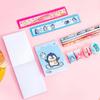 6Pcs/Set Kids Cartoon Stationery Set with 2 Pencils Eraser Sharpener Ruler Notebook Students School Supplies Classroom Prizes Children's Day Gifts