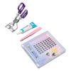 Individual False Eyelashes Kit Professional Cluster Lashes Tweezers Eyelash Extension Glue Curler Set