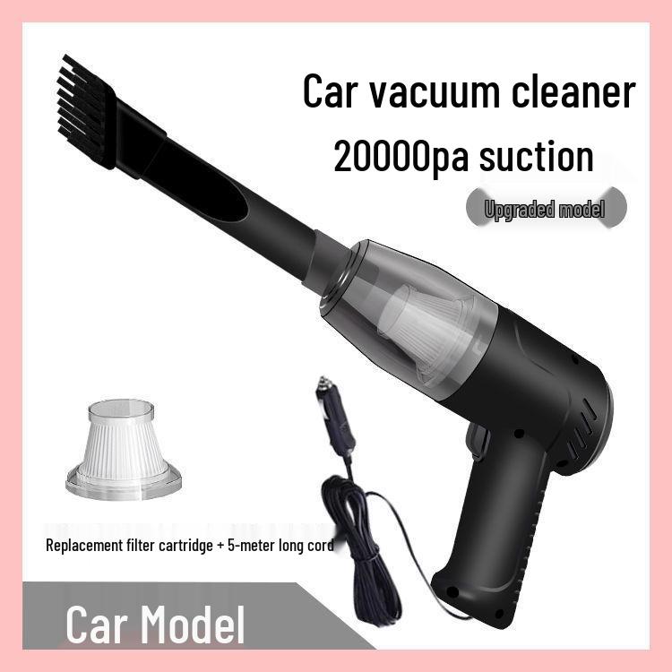 

220V Plug-In Desktop Vacuum Cleaner, Strong Suction for Pet Hair, Door & Window Gaps, Car Use.