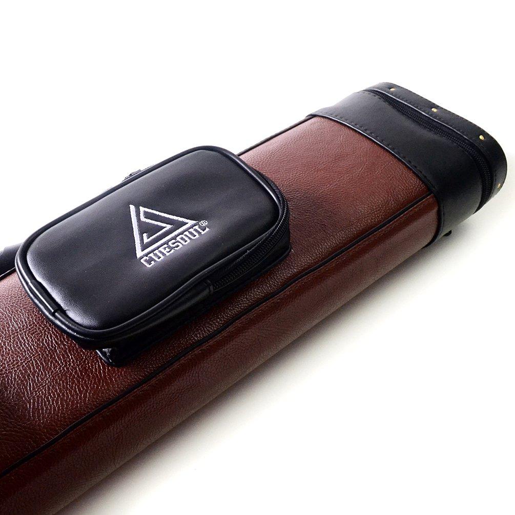 CUESOUL Soocoo Series 2x4 Hard Pool Cue Case Can hold 2 bats and 4 shafts case colors - (4 available) (CSCC-R215)