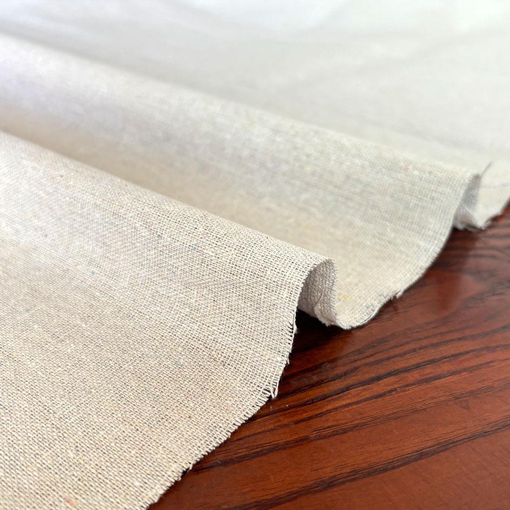 50x150cm Cotton Linen Fabric Solid Color Heavy Duty for DIY Sewing Pants Tablecloth Sofa Curtain Decor Embroidery Practice Cloth