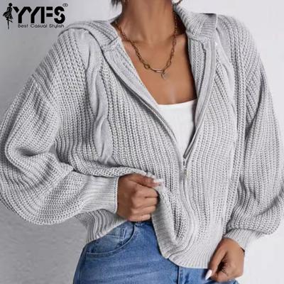 Dámska móda Ležérne Jeseň Zima Jednofarebné svetre s kapucňou s dlhým rukávom