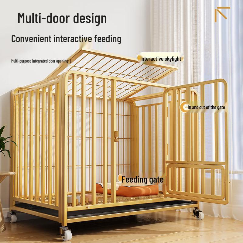 Extra Large Dog House with Toilet Separation for Golden Retrievers, Medium Dogs, Small Dogs, Teddy, and Bichon Breeds