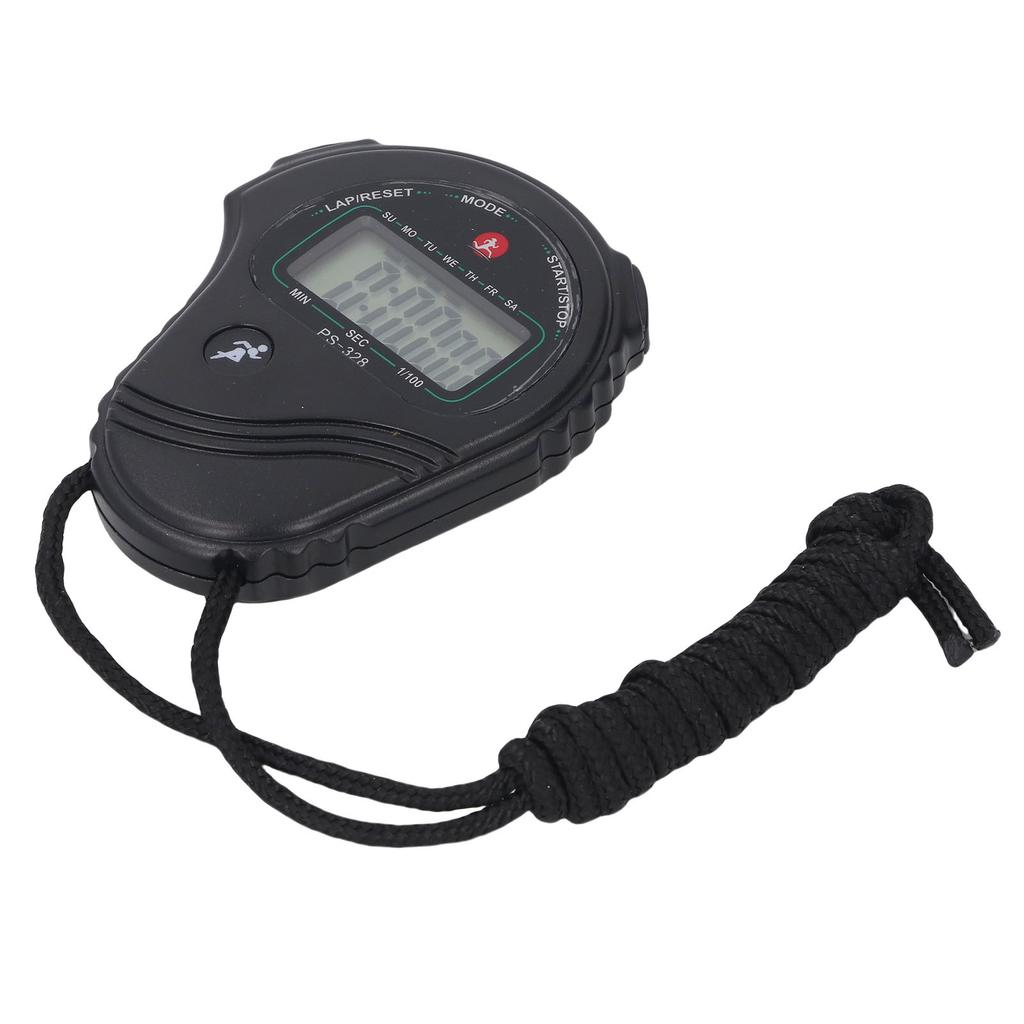 Digital Sports Stopwatch Water Proof Large Display Handheld Stopwatch Timer for Running Football Fitness