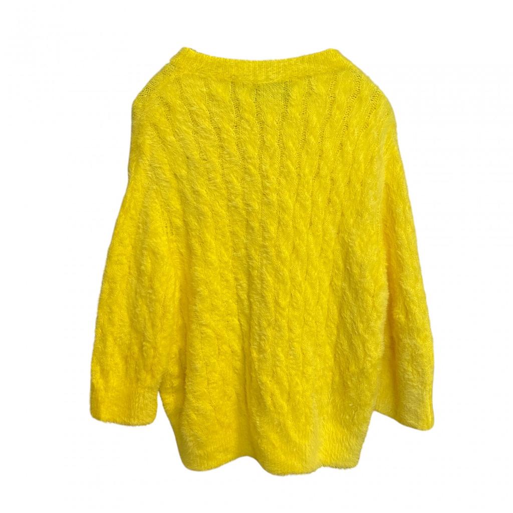 Used GUCCIsweater yellow cotton/polyester Women