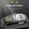 USB Rechargeable LED Induction Headlamp for Self-Defense & Night Fishing - Compact, Strong, Smart Outdoor Lighting