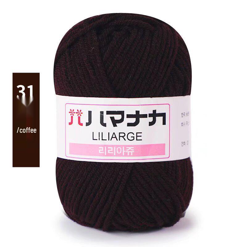 4-ply 25g Milk Cotton for Diverse Knitting Projects, Available In Bright Colors.