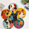1 Set Bohemian Print Tableware Placemats Ideal Gift Floral Pattern Cute Home Decor Scald-Resistant Multi-style