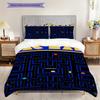 Classic Arcade Maze Adventure Bedding(1 * Duvet Cover + 2 * Pillowcase, Without Core) Christmas Birthday Gift Duvet Cover and Pillowcase Bedding Set