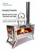 Star-Ultra-Ti Pure Titanium Multifunctional Folding Wood Stove for Portable Outdoor Camping and Tent Heating
