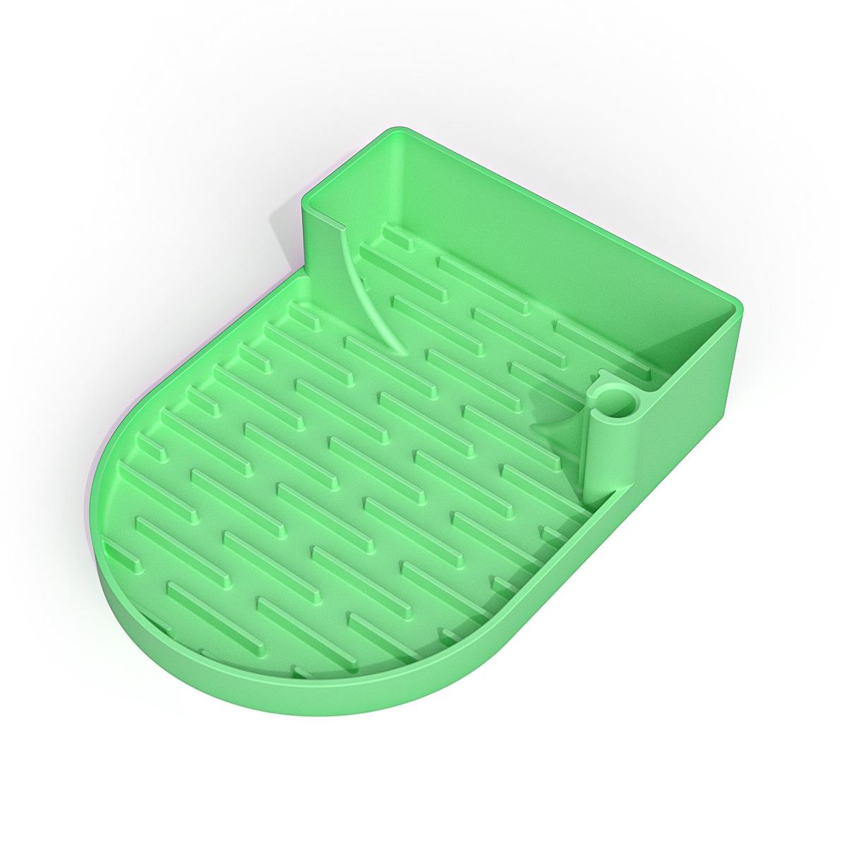 1Кухонная сушилка для слива воды для кипятка, чашка Stanley, сушилка для чашек со льдом, термос, силиконовая сушилка зелёный