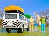 TOMYTEC Kaiyodo X Tomica Limited Vintage Geocolle 64 Car Snap 28a Safari 1 Toyota Land Cruiser ABS PVC Dolls and Accessories Partially Miniature Car