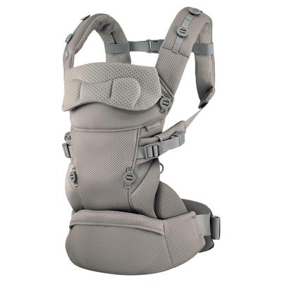 Carmate Three qd Baby Nuance Schienale Adatto per Età Cool Max Adatto per Neonati (Ailebebe) Marsupio, Grigio, 3 Vie, Fronte a Fronte, Fronte Strada, Trasporto,
