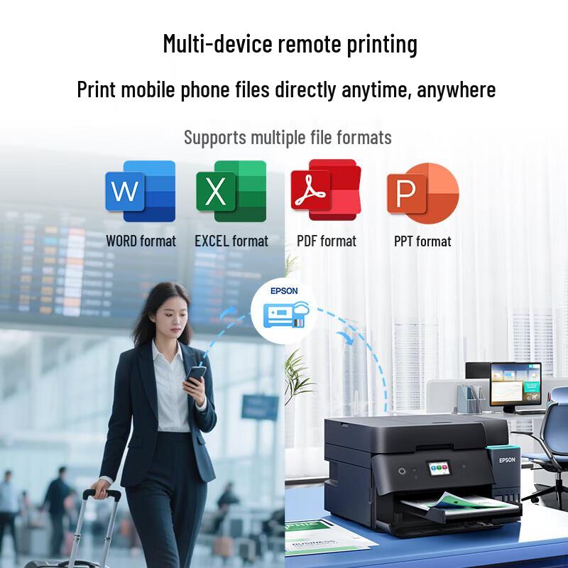 Epson L6376 EcoTank A4 Multifunction Printer CN plug (adapter included)