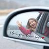 I Love You Drive Safe Car Mirror Stickers Affectionate Reminder Heartfelt Safety Reminder For Women Drivers Car Interior Sticker