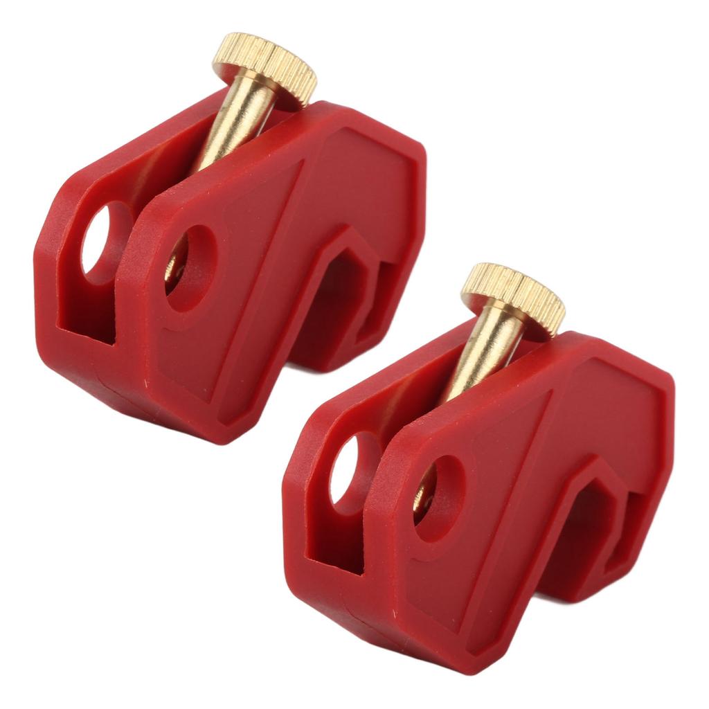 2 Pcs Circuit Breaker Lockout Device Nylon Insulated Safety Lock Universal Single Breaker Lockout