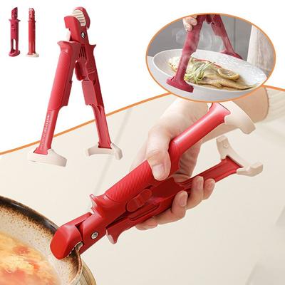 Durable Anti Scalding Clip Silicone Kitchen Bowl Dish Clip Meal Bowls Tongs  Kitchen Gadget