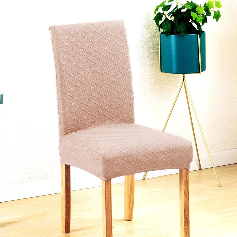 

Чехлы для стульев в столовой с ремнем безопасности, эластичный чехол для стула Parsons, моющийся чехол для кухонного обеденного стула, съемная защита сиденья L49cmX W49cmX H58cm