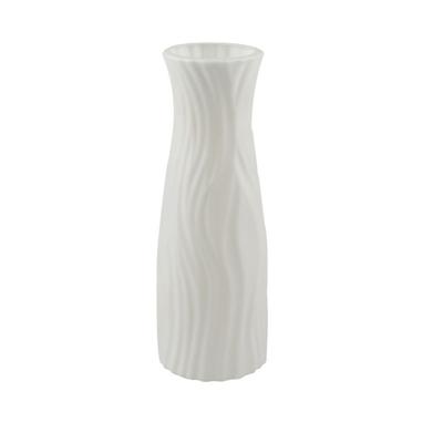 Plastic Flower Vase Solid Color Imitation Ceramic Flower Pot Basket Nordic Style Living Room Decoration