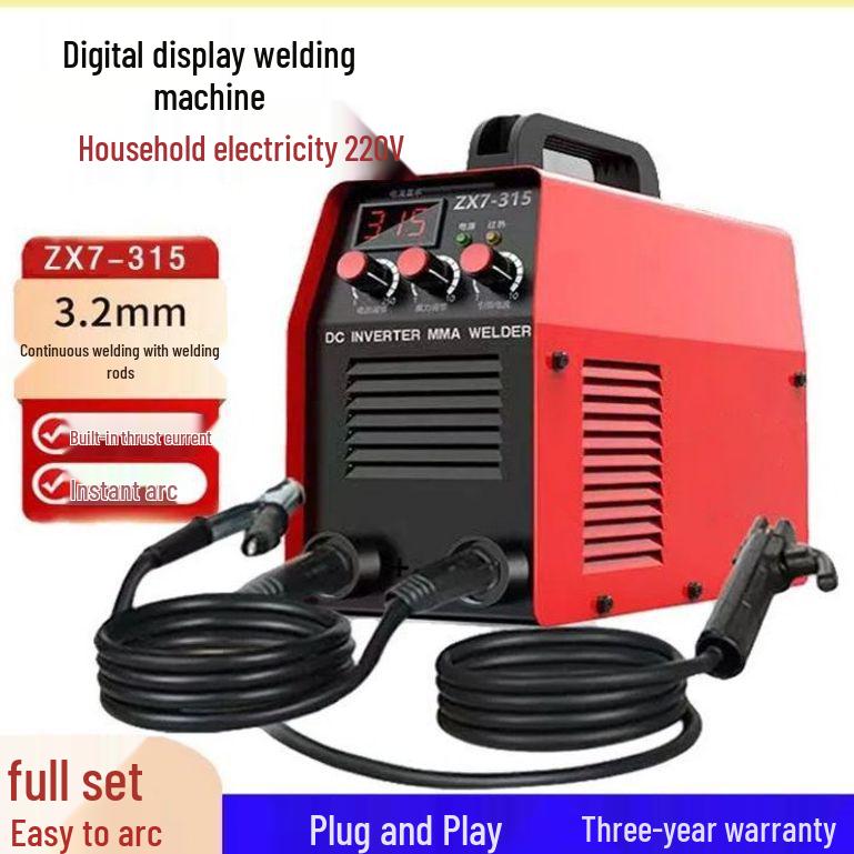 Portable 315 Welder: 220V Small, All-Copper, High-Power Intelligent Welding Machine