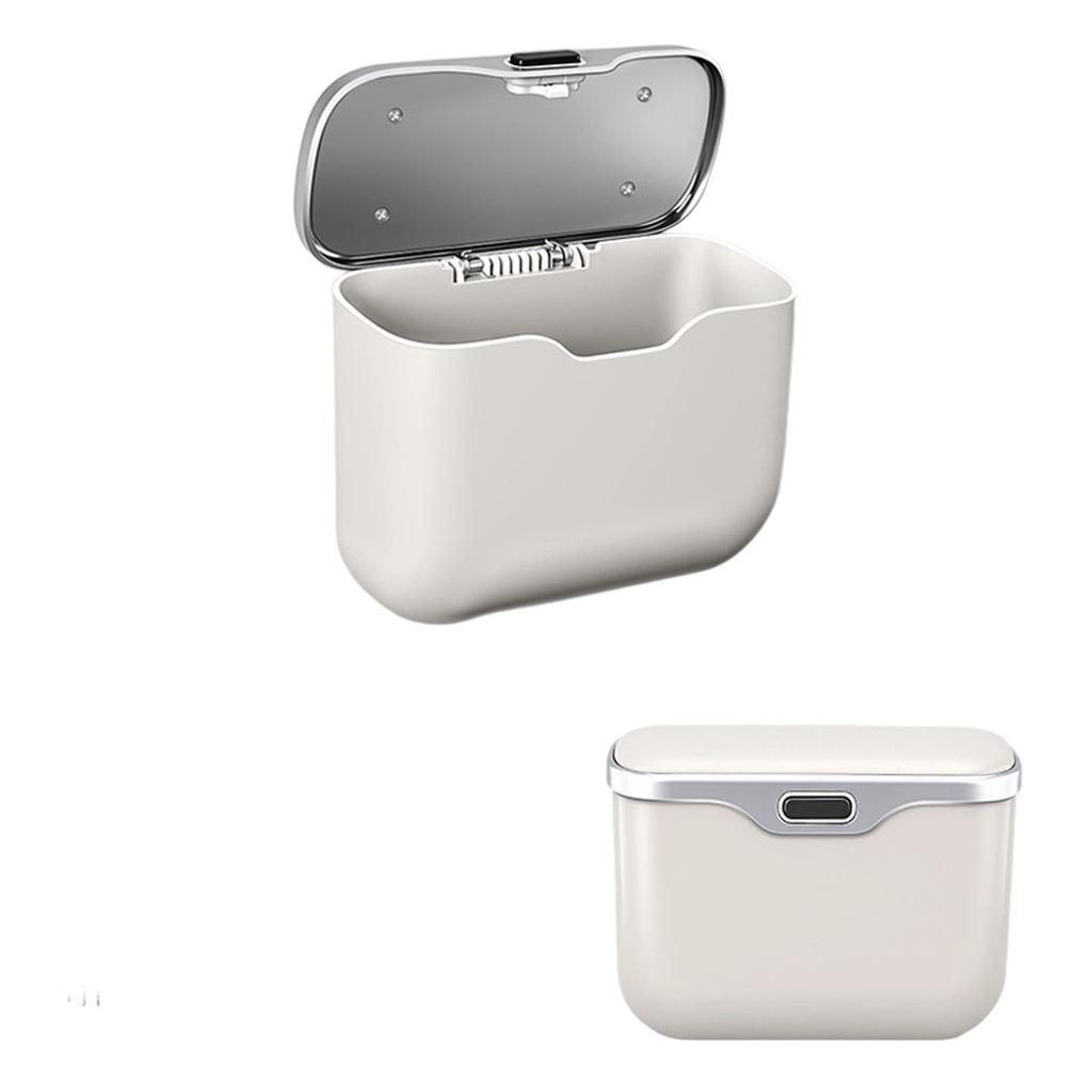 Car Trash Can, Multi-functional Hanging Trash/shorts Storage Box For Cars, Car Interior Clip- Storage Bag.