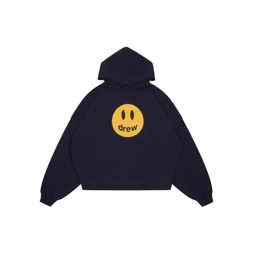 Drew House Sweatshirts Unisex Dark Marine Blue Hooded Thickened Regular DR-FW22-537
