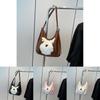 Stylish Vintage Large Capacity Tote Bag For Women In Black Pink White Brown Colors