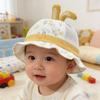 Baby Spring Summer Cotton Bunny Farmer Hat With Sun Protection For Toddlers