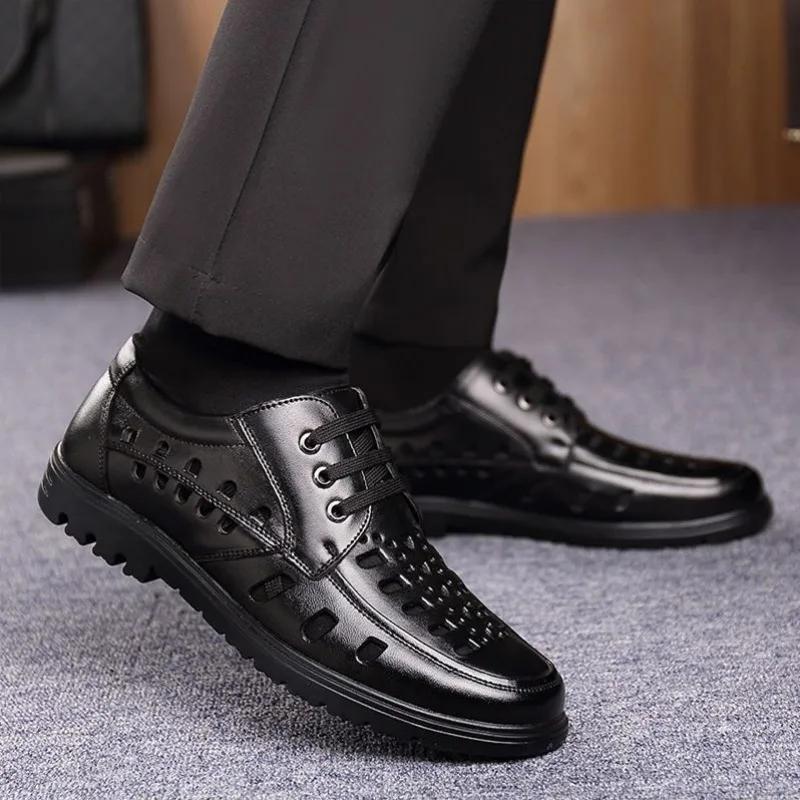 Fashion Rubber Man Sandals Soft Leather Big Size Summer Sale Buy Number 41 2025 Non-slip Trend Barefoot In Welcome Deal 39 Shoes for Men