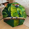 1PC Parrot, Branch Automatic Open/Close Umbrella Compact Folding Umbrella with 8-Rib Shaft Lightweight Esign, Highquality Fabric1176A