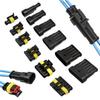 708Pcs 43set 1-6 Pin Way Car Sealed IP68 Waterproof Electrical Wire Connector Plug Kit 12A For Cars Motorbikes Trucks Boats Auto