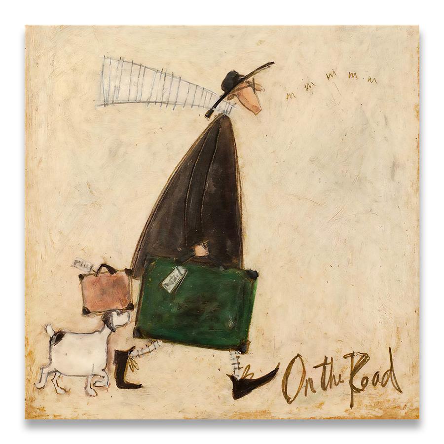 Landscape Love Dogs Pet Canvas Wall Art Paintings Posters and Prints Pictures Living Room Home Decor Vintage Nordic Abstract