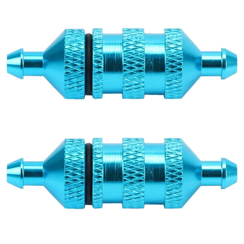 Chay 2X 1/8 1/10 RC Car Spare Parts Fuel Filter Nitro for 02156 94122 94188, Blue