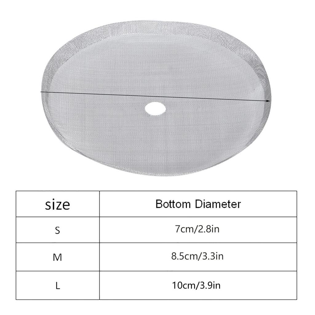 Universal French Press Filter 304 Stainless Steel French Press Filter Replacement for 1000 Cup French Press Coffee Tea Particles and Coffee Grounds