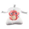 Baby Bath Cushion Hands Free Soft Floating Net Baby Bathtub Pad Supporter for Infants Pink/White