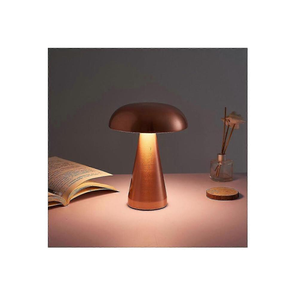 Mushroom Lamp LED Bar Table Lamp Hotel Cafe Outdoor Decorative Table Lamp Bedside USB Charging Nigh