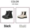 Korean Style Women's Waterproof Chelsea Rain Boots - Mid-Calf Rubber Overshoes with Thick Sole Fashion.