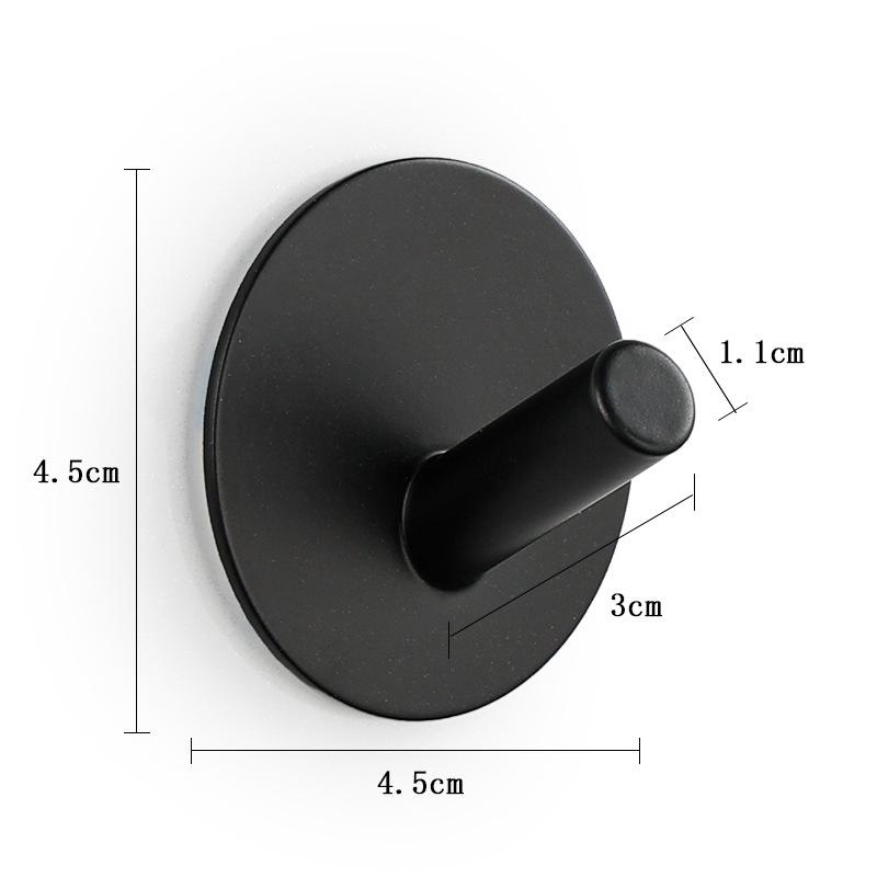 

Клейкий крючок из нержавеющей стали 304 - Прочный, настенный крючок для одежды без сверления