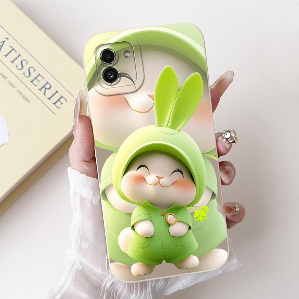 For Samsung Galaxy A03 Case Cover Luxury Fashion Flower Kawaii Cute Shockproof Phone Case For Samsung SM-A035F SM-A035M SM-A035G