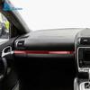 Real Soft Carbon Fiber Sticker For Porsche Cayenne 2003 2004 2005 2006 2007 2008 2009 2010 Glove Box Decor Interior Accessories.