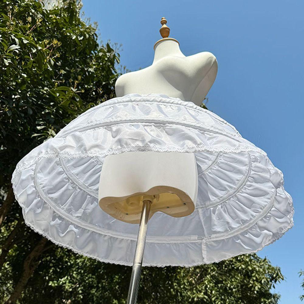 With Hoop Underskirt Crinoline White Crinoline Skirt Fashion Petticoat  Party Dress