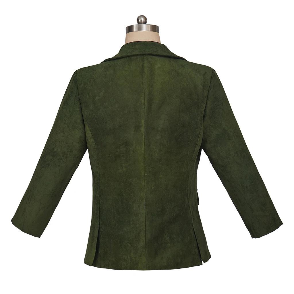 Gioco Disco Elysium Cosplay Harrier Du Bois Costumi Cappotto Verde Harrier Du Bois Cosplay Completo da Uomo Cravatta Set Completo Abiti di Halloween