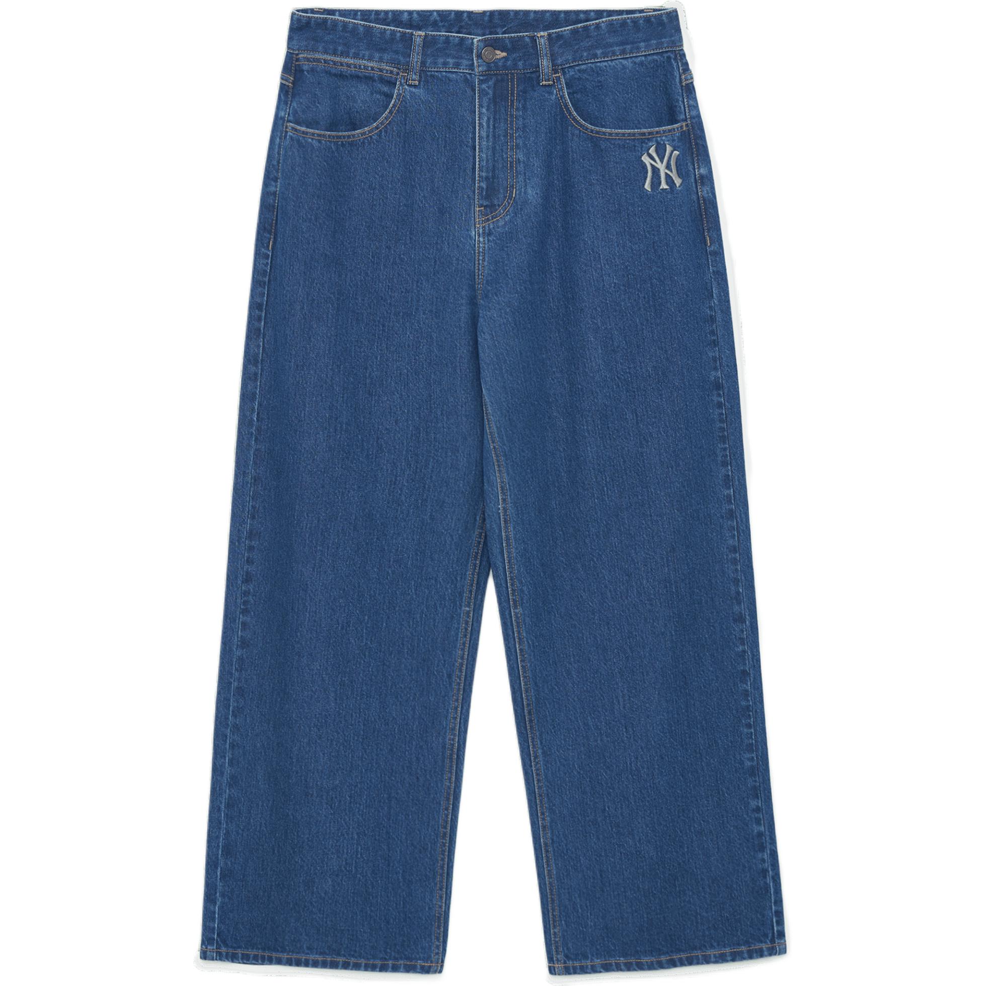 MLB Jeans Men s Indigo Moderate Wide Leg Pants 3LDPB0134-50INS 2XL