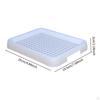 Litter Box Portable Toilet with Double Layer Grid Guinea Pig Tray Potty for Small Animals