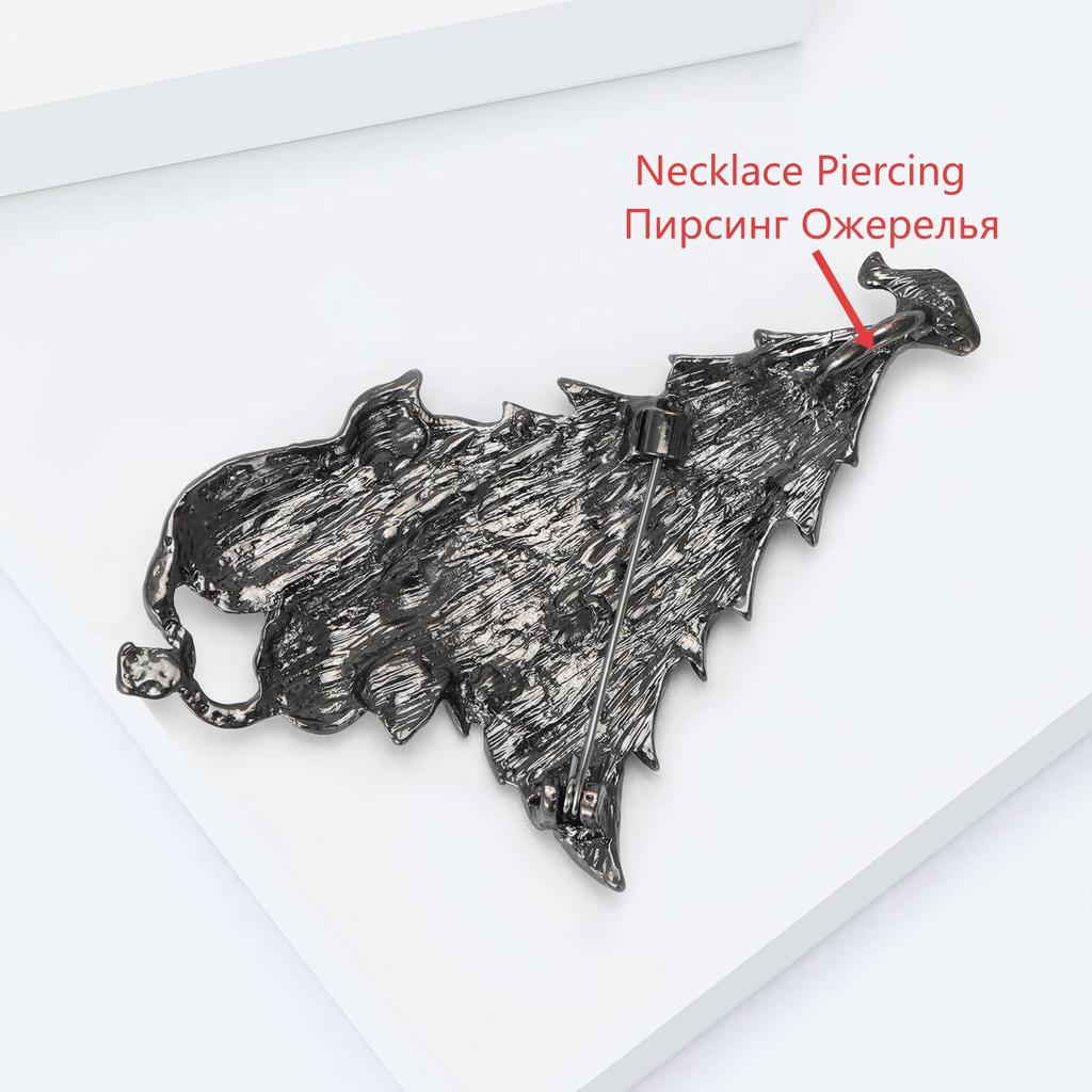 Fashion Rhinestone Christmas Tree Brooches for Women Plant Decorative Pins Keychain Event Party New Gifts Jewelry Accessories