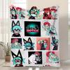 Anime P-Psychocuties Mimi Throw Kid-Friendly Flannel Throw Blanket Soft Warm Anti-Static Washable All Season