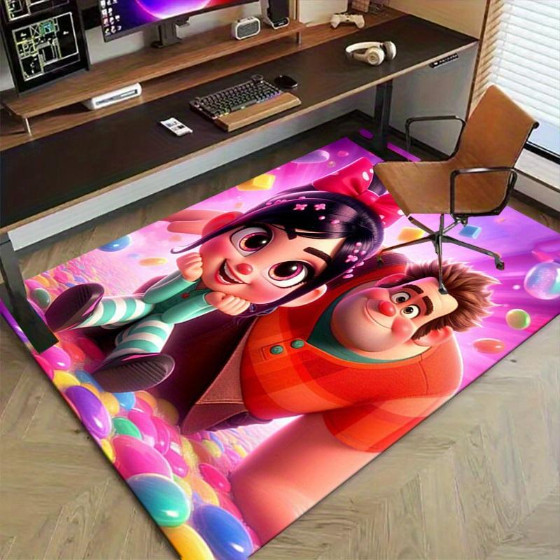 1pc Cute Cartoon Character Rug for Home Office Chair Cover Outdoor Gift Decorative Floor Matz4143