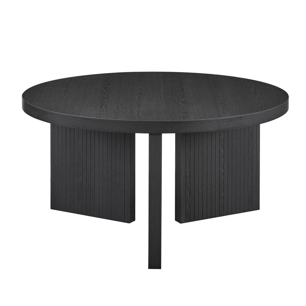 Elegant Round Coffee Table Living Room Table Side Table Coffee Table Round 80CM - Stylish & Space-Saving for Every Room (1 Piece)