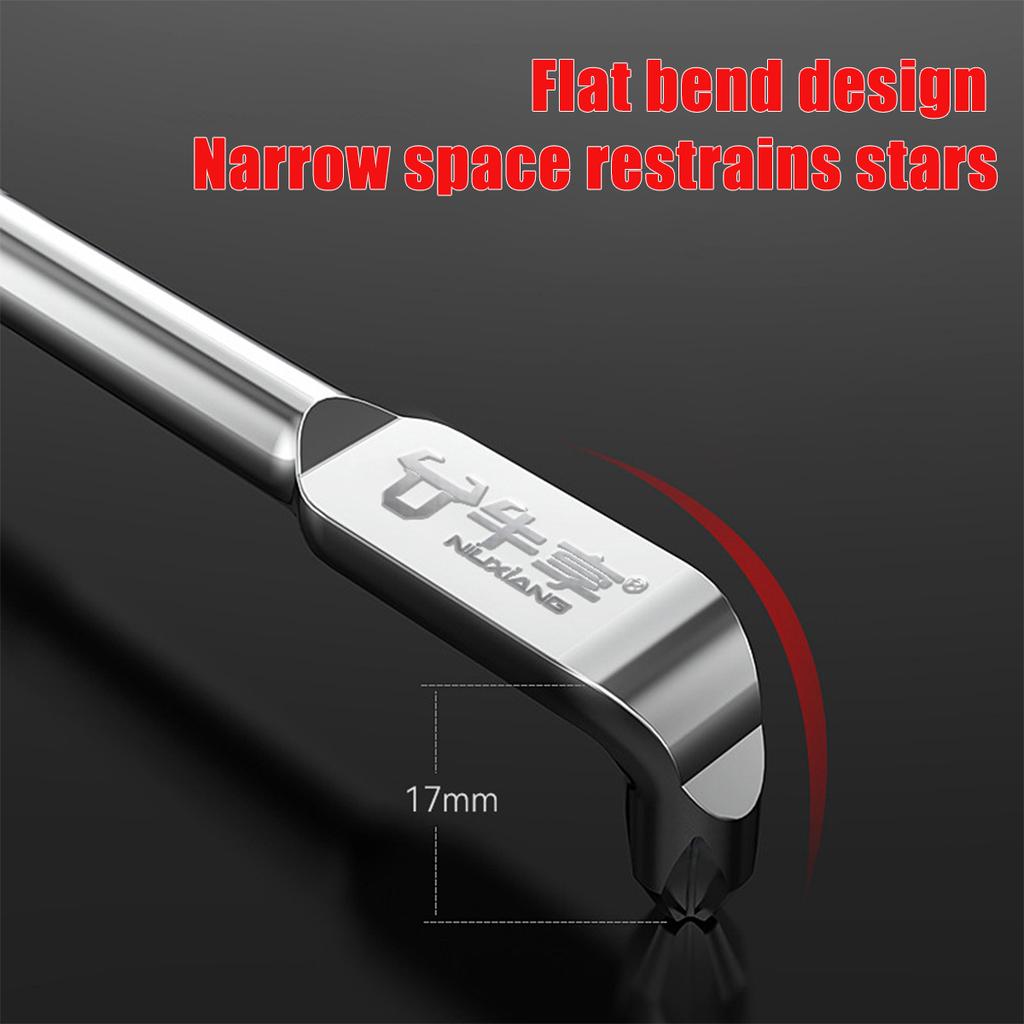 L-shaped Double Head Screwdriver, High Torque Mini Small Cross Screwdriver, High Hardness Double Head Screwdriver